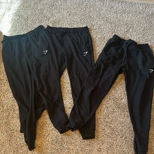 Men’s gymshark slim fit crest joggers set